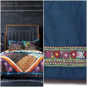 ISO anthropologie wildfield queen bedskirt
